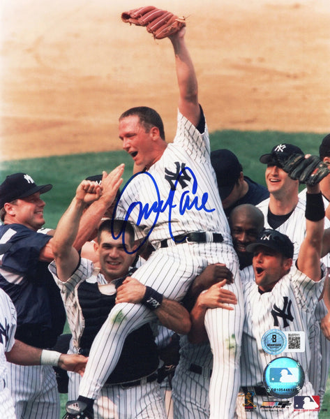 David Cone Autographed New York Yankees No Hitter 8x10 Photo Beckett