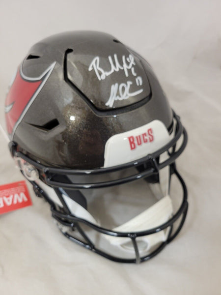 MIKE EVANS & BAKER MAYFIELD SIGNED TAMPA BAY BUCCANEERS SPEEDFLEX HELMET BAS