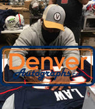 Ty Law Autographed/Signed Pro Style Blue XL Jersey BAS 33201