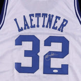 Christian Laettner Signed Duke Blue Devils Jersey (JSA) 3rd Overall Pick 1992