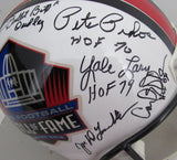 NFL Hall of Famers Multi-Signed (23) Full Size Replica Football Helmet 213072