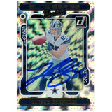 Luke Schoonmaker Autographed 2023 Donruss Elite #18 Trading Card Beckett 59413