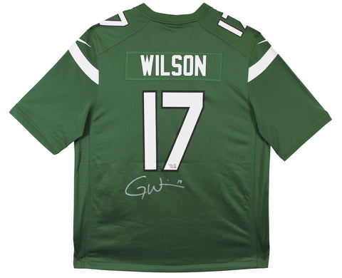 Jets Garrett Wilson Authentic Signed Green Nike Game Jersey Autographed Fanatics