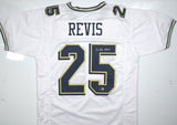 Darrelle Revis Autographed White College Style Jersey - Beckett W Hologram