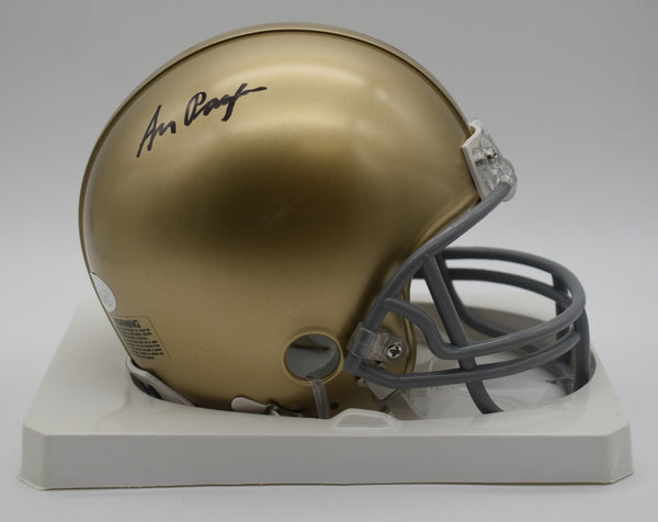 Ara Parseghian Notre Dame Signed/Autographed Mini Football Helmet JSA 211970