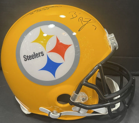 Terry Bradshaw Ben Roethlisberger Steelers Signed Proline Helmet BAS Fanatics
