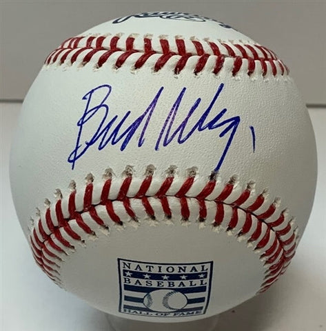 Milw Brewers BUD SELIG Signed Official HALL OF FAME Logo Baseball - JSA