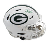 Jordan Love Signed Green Bay Packers Speed Flex Authentic Alternate White Helmet