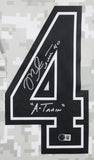 Buccaneers Mike Alstott "A-Train" Signed STS Nike Limited Framed Jersey BAS Wit