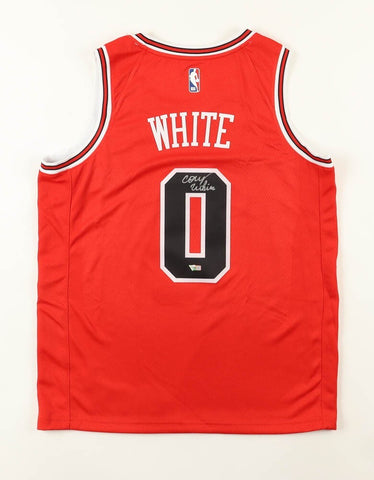 Coby White Signed Bulls Nike Swingman Jersey (Fanatics) Chicago's 1st Rd Pk 2019
