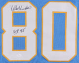 Kellen Winslow Signed Chargers Jersey Inscribed "HOF 95" (JSA COA) 5x Pro Bowler