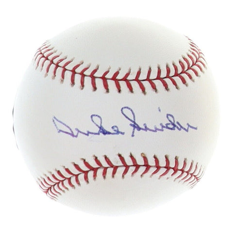 Duke Snider Signed Baseball (Beckett) 1955 Brooklyn Dodgers World Series Champ