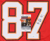 Rob Gronkowski Signed Buccaneers Jersey (JSA COA) Tampa Bay Super Bowl Champ TE