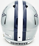 DEZ BRYANT AUTOGRAPHED COWBOYS SILVER FULL SIZE HELMET BECKETT WITNESS 230225