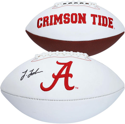 Josh Jobe Alabama Crimson Tide Autographed White Panel Football