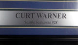 CURT WARNER AUTOGRAPHED SIGNED FRAMED 8X10 PHOTO SEAHAWKS MCS HOLO 126588