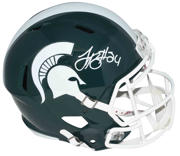 LE'VEON BELL AUTOGRAPHED MICHIGAN STATE SPARTANS FULL SIZE SPEED HELME – Super Sports Center