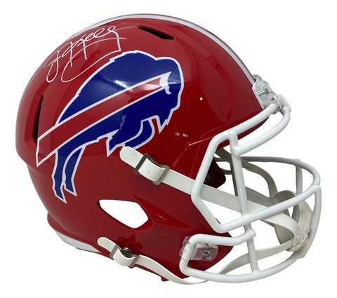 Jim Kelly Signed Buffalo Bills Full Size Replica Speed Helmet BAS ITP