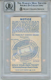 Tony Dorsett Signed Pittsburgh Panthers Heisman 10auto Ticket Slab Beckett 57046