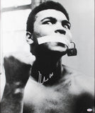 Muhammad Ali Authentic Signed & Framed 20x24 Canvas Auto 10! PSA/DNA #4A54191