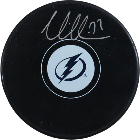 Victor Hedman Autographed/Signed Tampa Bay Lightning Logo Puck Fanatics 53821