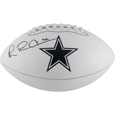 Michael Irvin Autographed Dallas Cowboys Logo Football Beckett Witness 50839