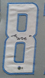 FRAMED DETROIT LIONS SAM LAPORTA AUTOGRAPHED SIGNED JERSEY BECKETT HOLOGRAM