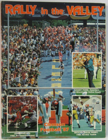 1987 Clemson Tigers Football Media/Press Guide 136997