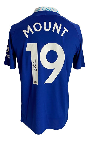 Mason Mount Signed Blue Nike Chelsea FC Soccer Jersey BAS ITP