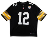 Steelers Terry Bradshaw Authentic Signed Black Nike Limited Jersey BAS Witnessed