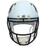 Travis Hunter Autographed Jacksonville Jaguars '24 Alt Full Size Helmet Beckett
