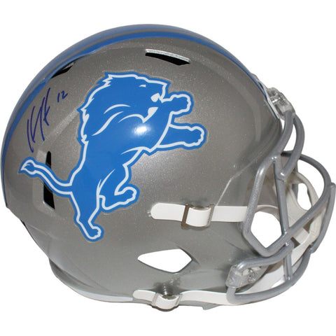 Hendon Hooker Autographed/Signed Detroit Lions F/S Helmet Beckett 42856
