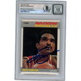 Ralph Sampson Autographed 1987 Fleer #95 Slabbed Trading Card Beckett 50344