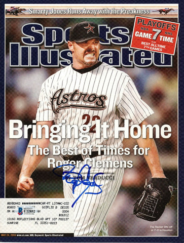 Roger Clemens Autographed Houston Astros Sports Illustrated 5/24/04 Beckett