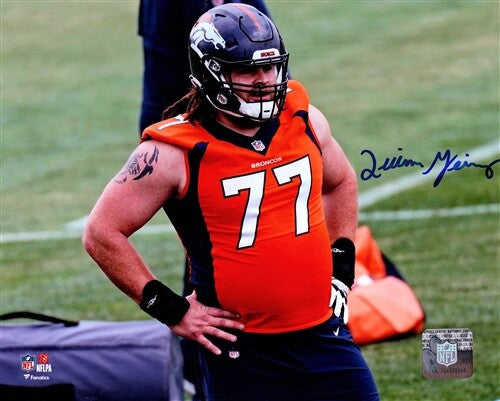 Broncos QUINN MEINERZ Signed 8X10 Photo #1 AUTO - UW Whitewater Warhawks