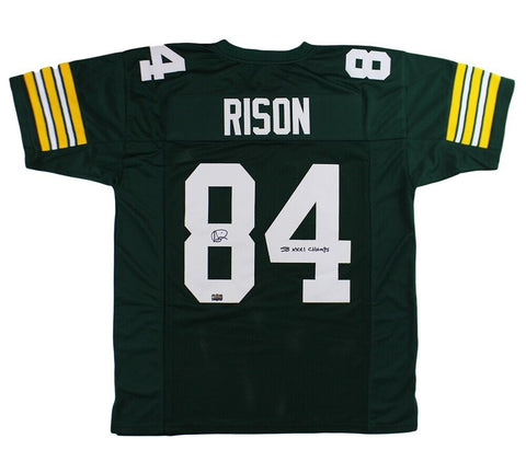 Andre Rison Signed Green Bay Custom Green Jersey