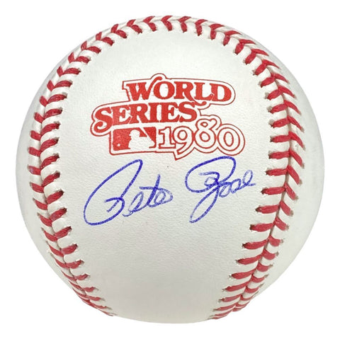 Pete Rose Signed Phildelphia Phillies Official 1980 World Series Baseball JSA