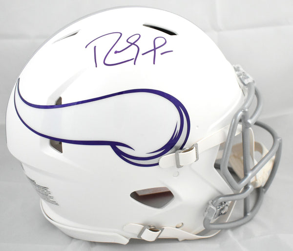 Randy Moss Autographed Vikings F/S ALT Speed Authentic Helmet - Beckett W Holo