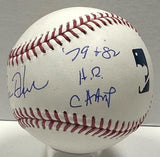 Brewers GORMAN THOMAS Signed Official MLB Baseball AUTO w/ "'79,80 HR Champ" JSA