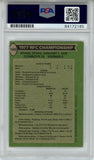 Roger Staubach Signed 1978 Topps #166 NFC Championship Card PSA Slab 43559
