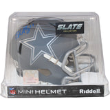 Brandon Aubrey Autographed Dallas Cowboys Mini Helmet Slate Beckett 50960
