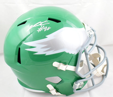 Jalen Carter Autographed Philadelphia Eagles F/S Alt 2023 Speed Helmet- JSA W