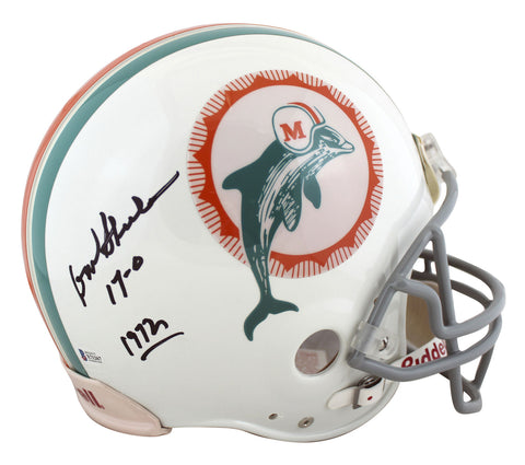 Dolphins Don Shula "17-0 1972" Signed Full Size Proline Helmet BAS #X71267