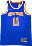 KNICKS JALEN BRUNSON AUTOGRAPHED NIKE SWINGMAN JERSEY SIZE 48 FANATICS 230124