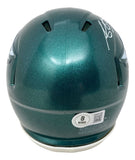 AJ Brown Signed Philadelphia Eagles Mini Speed Helmet BAS