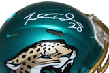 Fred Taylor Autographed Jacksonville Jaguars Flash Mini Helmet Beckett 35594