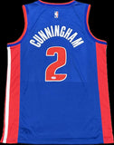 Cade Cunningham Signed Jersey PSA Detroit Pistons Autographed