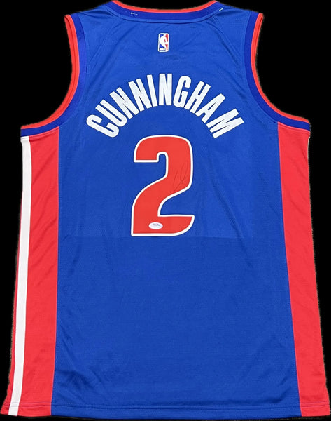Cade Cunningham Signed Jersey PSA Detroit Pistons Autographed
