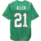 Eric Allen Autographed Pro Style Size XL Green Jersey Beckett Witness 50955