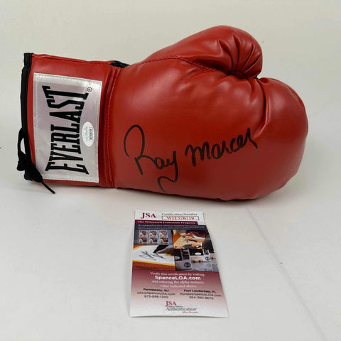 Autographed/Signed Ray Mercer Red Everlast Boxing Glove JSA COA